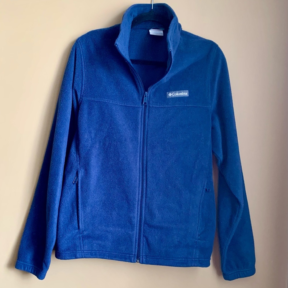 Columbia Navy Fleece Full-Zip Jacket